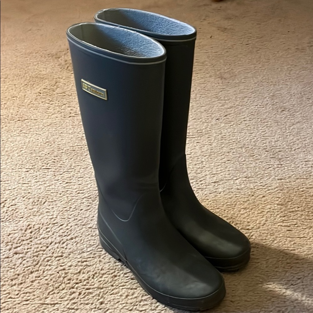 Tretorn Gray Tall Rain Boots